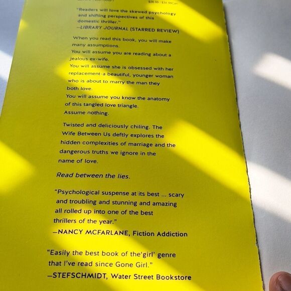 The Wife Between Us A Novel By Greer Hendricks & Sarah Pekkanen - Book - Picture 5 of 5